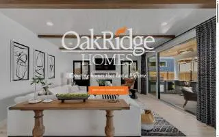 Oak Ridge Homes website