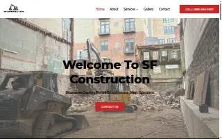 SF Construction LLC website