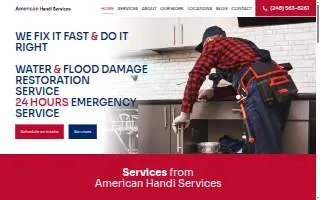 American Handi Services website