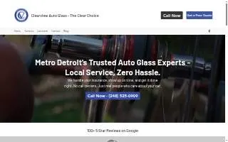 Dearborn Auto Glass & Detail website