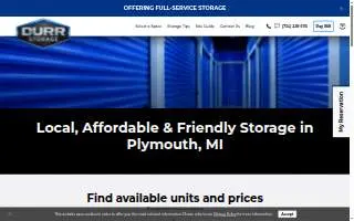 Durr Storage website