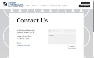 Herriman & Associates website