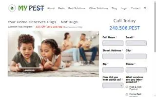My Pest Spraying website