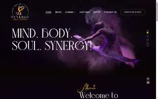 Synergy Dance Academy of Plymouth website