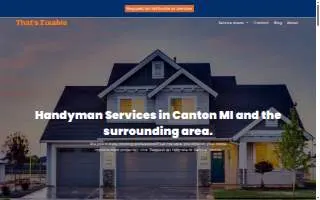 That's Fixable LLC of Plymouth website