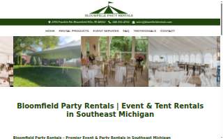 Bloomfield Party Rentals