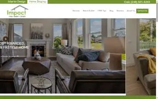 Impact Home Staging Experts of Birmingham website