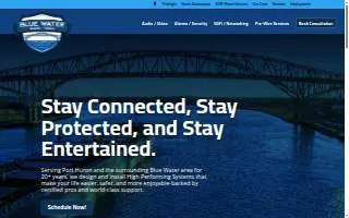 Blue Water Audio/Video website
