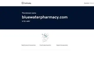 Blue Water Pharmacy | Port Huron | Free Same-Day Delivery website