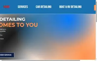 Fairway Detailing website