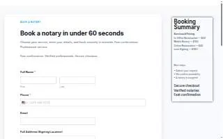 Notary Wisely website