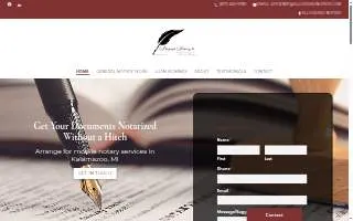 Allograph Notary of Portage website