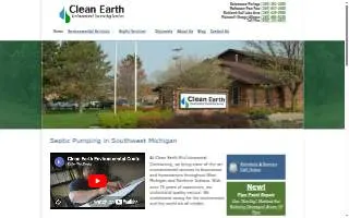 Clean Earth Environmental Contracting Services of Portage website