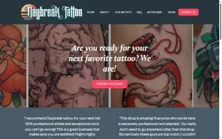Daybreak Tattoo of Portage website