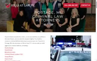 Hills At Law, P.C. website