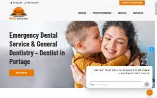 Portage Northern Dental website