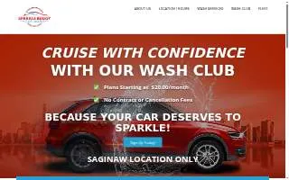 Sparkle Buggy Car Wash of Portage website