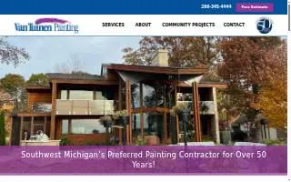Van Tuinen Painting, Inc. of Portage website