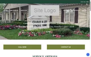 Charles Step Funeral Home website