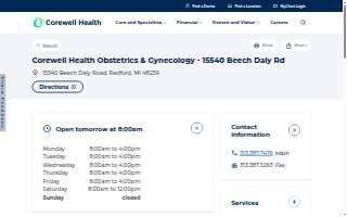 Corewell Health Obstetrics & Gynecology - 15540 Beech Daly Rd