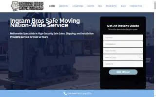 Ingram Bros Safe Moving website