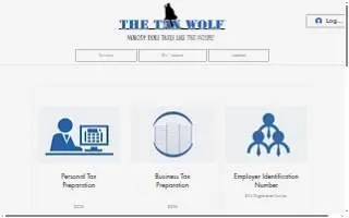 The Tax Wolf website