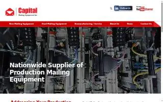 Capital Mailing Equipment Inc. website