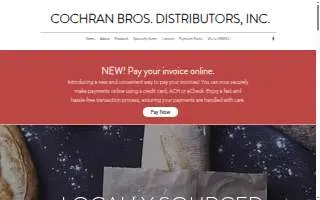 Cochran Bros Distributors website