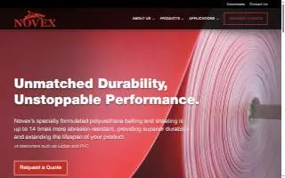 Novex Sports website