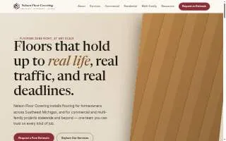 SCI Floor Covering of Romulus website