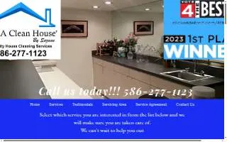 A Clean House by Suzann LLC of Roseville website