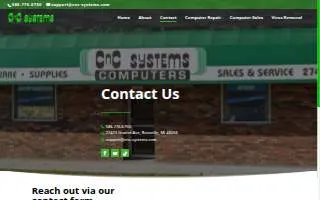 CNC Systems, Inc. website