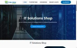 IT Solutions Shop of Ferndale website