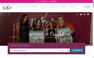 Painting with a Twist of Roseville website