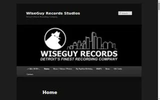 WiseGuy Records Studios website
