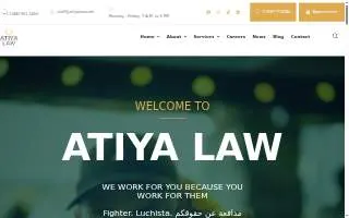 Atiya Law website