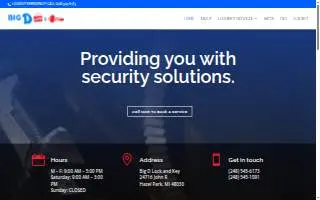 Big D Lock & Key of Royal Oak website