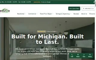 Envied Garage website