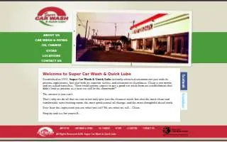 Super Carwash website