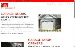 Delta Door Sales, Inc. website