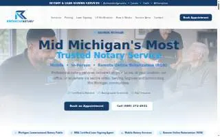 Riverview Notary website