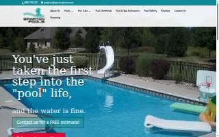 Spartan Pools of Saginaw website