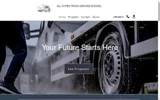 All Cities Truck Driving School website