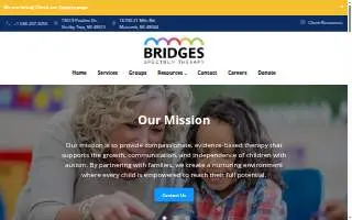 Bridges Spectrum Therapy - Autism ABA, Speech & Occupational website