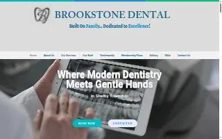 Brookstone Dental - Shelby Township website