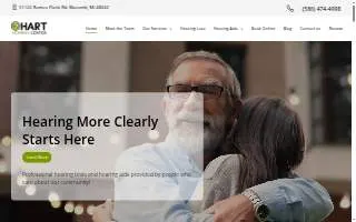 Hart Hearing Center website