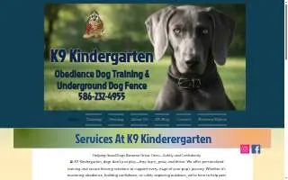K9 Kindergarten LLC website