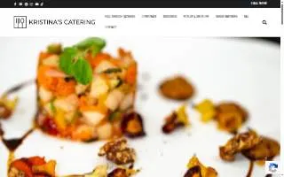 Kristina's Catering of Shelby website