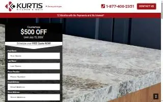 Kurtis Kitchen & Bath of Shelby website