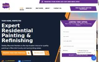 Shelby Macomb Painters website